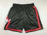 NBA Chicago Bulls 23-24 city just don shorts Noir